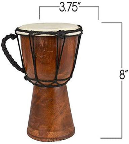 Drums Djembe Drum Djembe Jembe Is a Rope- Goat Skin Covered Goblet Drum Played by Hands West Africa Style (4X8)