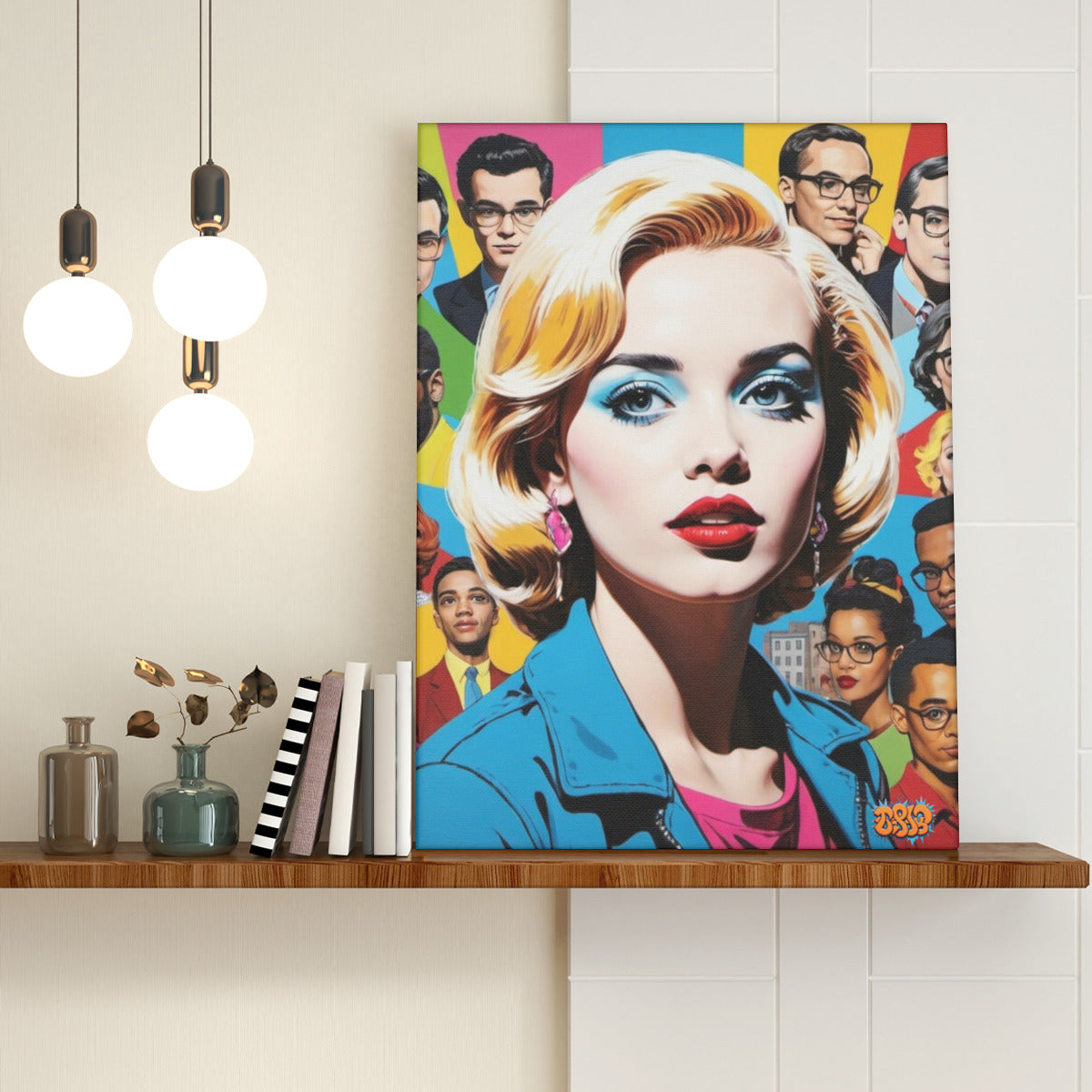 Portrait Canvas Prints - with Hooks