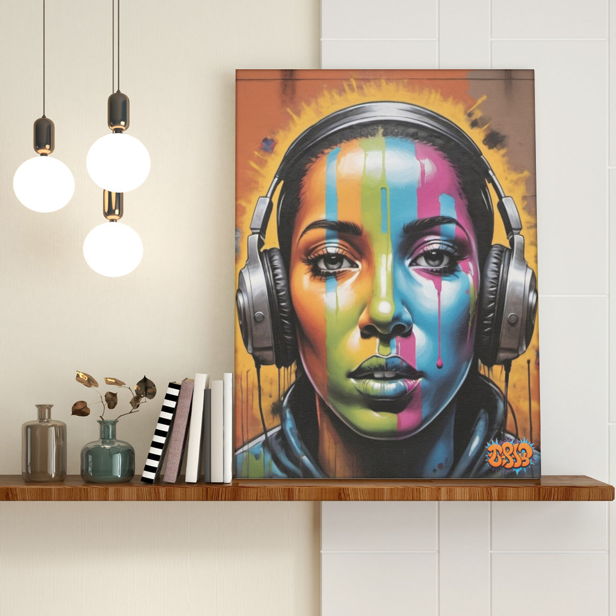 Portrait Canvas Prints - with Hooks