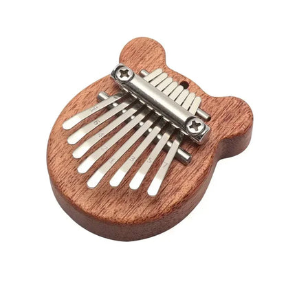 8 Key Kalimba Music Instrument Mini Musical Keyboard Thumb Piano Wooden Gifts Acrylic Cute Small Wearable Child Gift Sports