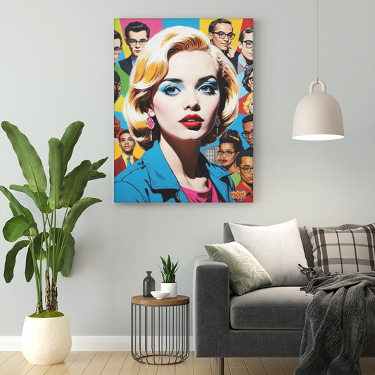 Portrait Canvas Prints - with Hooks