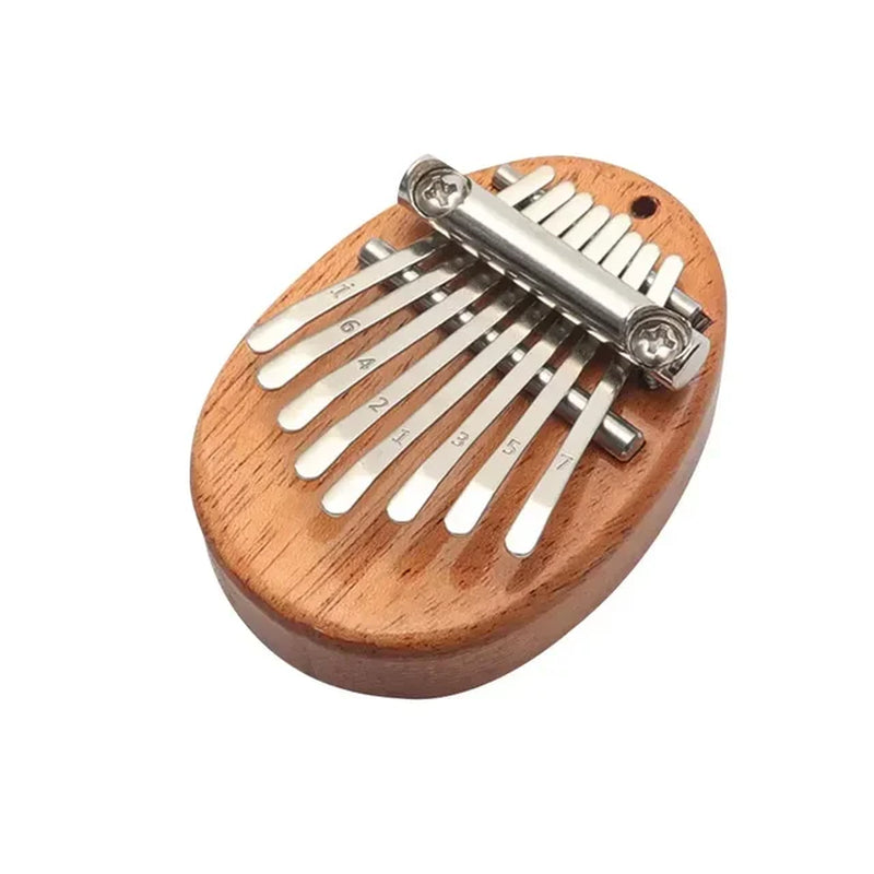 8 Key Kalimba Music Instrument Mini Musical Keyboard Thumb Piano Wooden Gifts Acrylic Cute Small Wearable Child Gift Sports