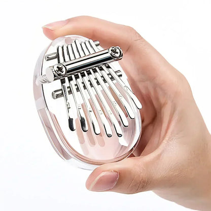 8 Key Kalimba Music Instrument Mini Musical Keyboard Thumb Piano Wooden Gifts Acrylic Cute Small Wearable Child Gift Sports