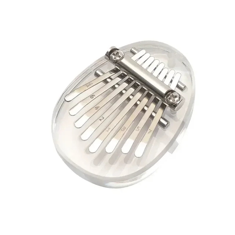 8 Key Kalimba Music Instrument Mini Musical Keyboard Thumb Piano Wooden Gifts Acrylic Cute Small Wearable Child Gift Sports