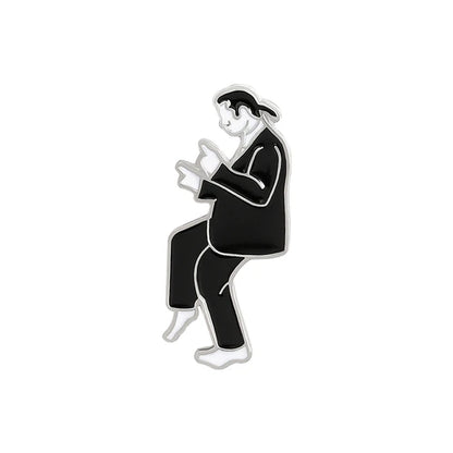 Movie Enamel Pins Set Swing Dance Figure Brooches Shirt Collar Bag Lapel Pin Badge Jewelry Gift for Friends Wholesale